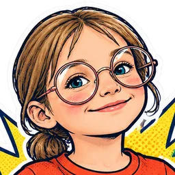Abigail Breslin, drawn as a comic character