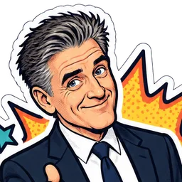 Craig Ferguson, drawn as a comic character