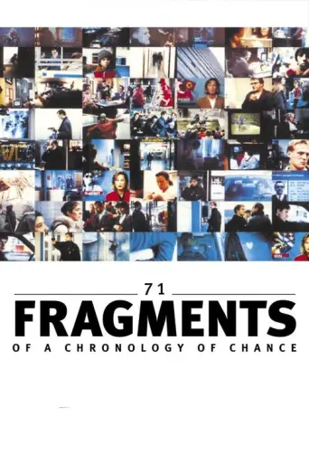 71 Fragments of a Chronology of Chance (1994) poster