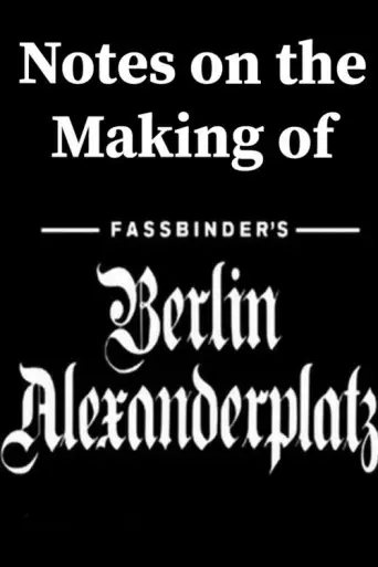 Berlin Alexanderplatz (1980) poster