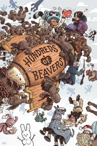 Hundreds of Beavers (2022) poster