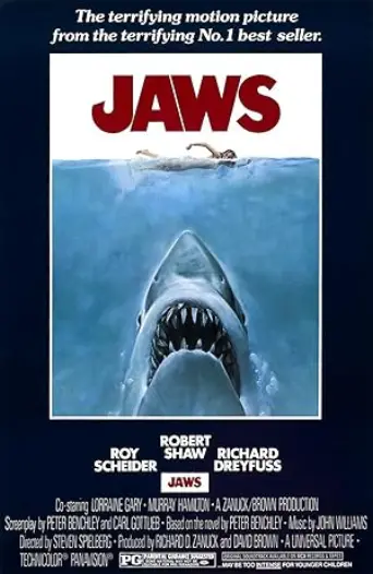 Jaws (1975) poster