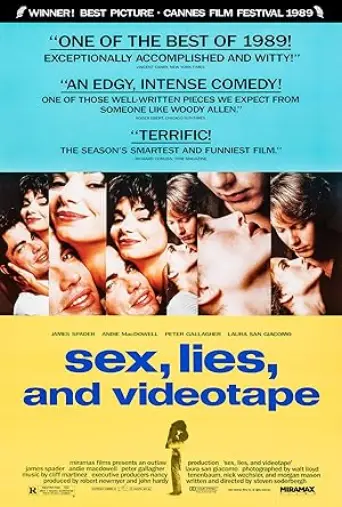 sex, lies, and videotape (1989) poster