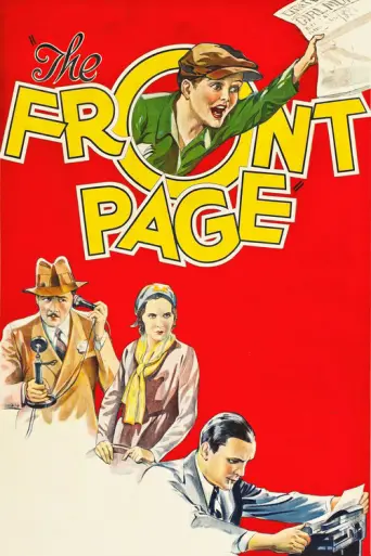 The Front Page (1931) poster