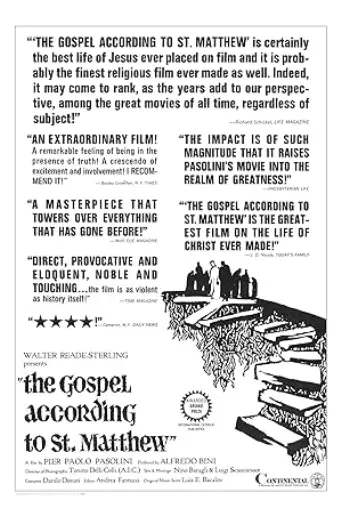 The Gospel According to St. Matthew (1964) poster