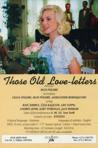 Those Old Love Letters (1992) poster