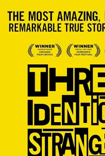 Three Identical Strangers (2018) poster